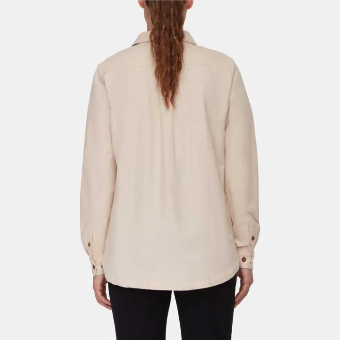 Tops Women Mammut Tamaro Undyed Longsleeve Shirt Light Brown Tops Women Mammut Tamaro Undyed Longsleeve Shirt Light Brown