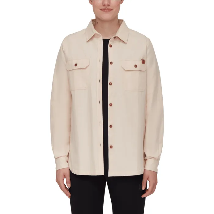 Tops Women Mammut Tamaro Undyed Longsleeve Shirt Light Brown Tops Women Mammut Tamaro Undyed Longsleeve Shirt Light Brown