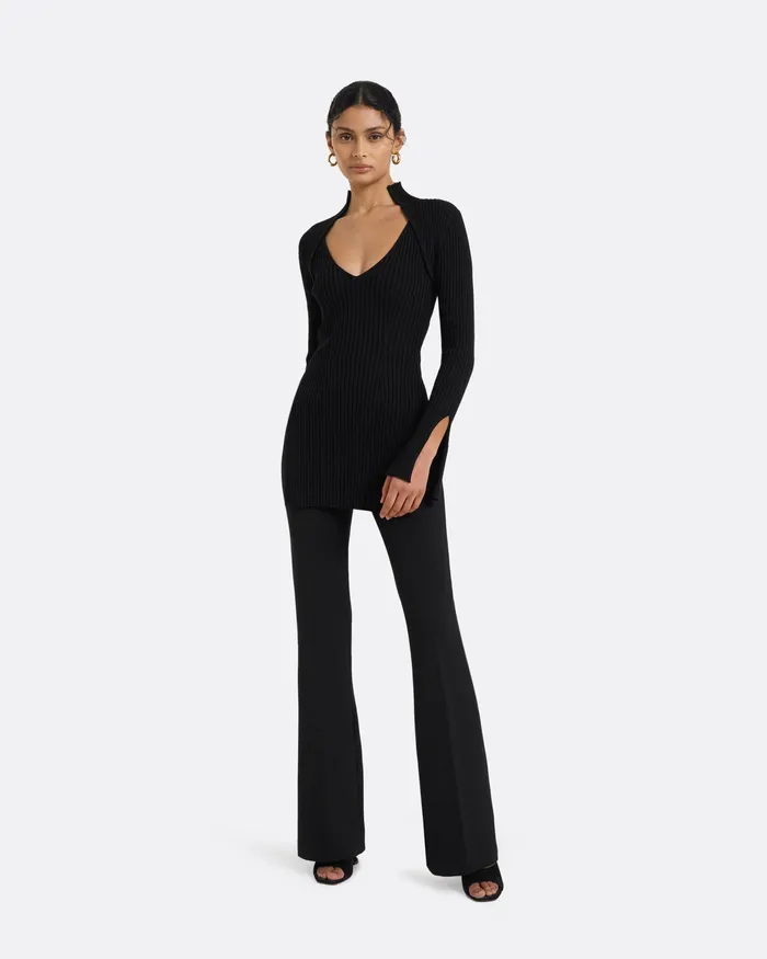 Tops Women Nouvel Black Knit Black Safiyaa