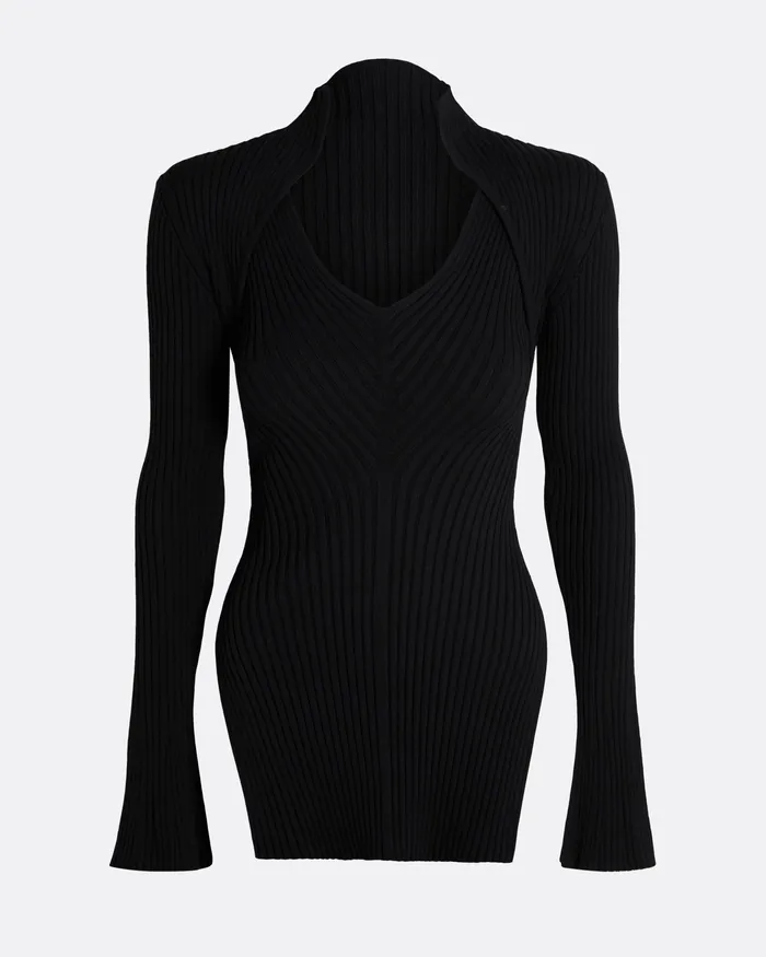 Tops Women Nouvel Black Knit Black Safiyaa