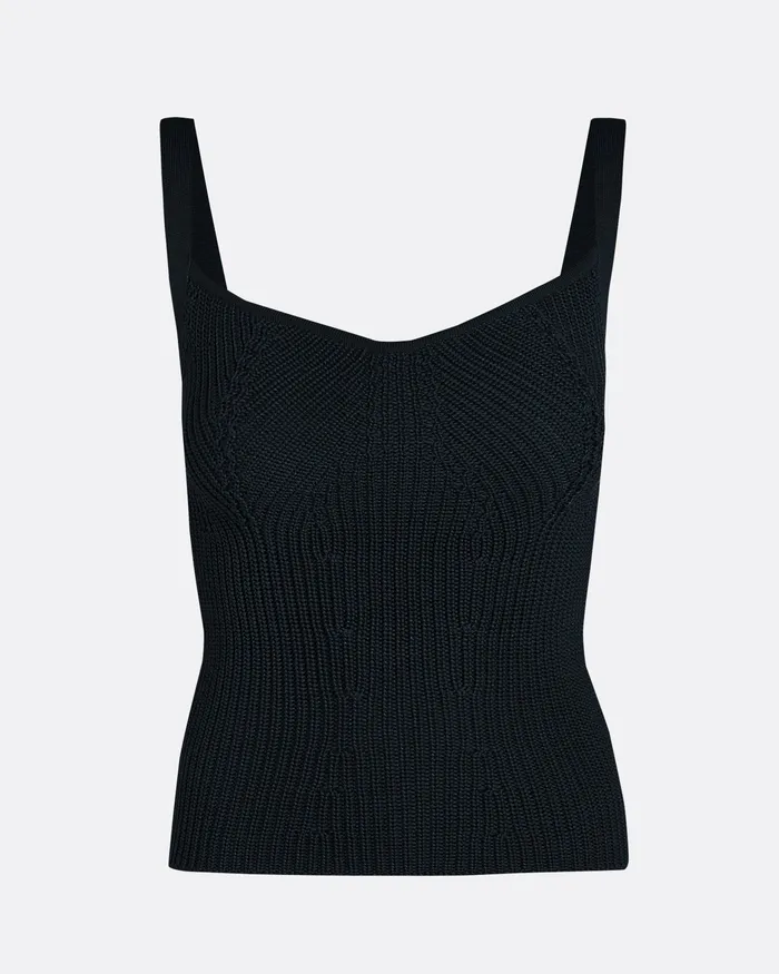 Tops Women Safiyaa Amal Navy Crochet Top Navy