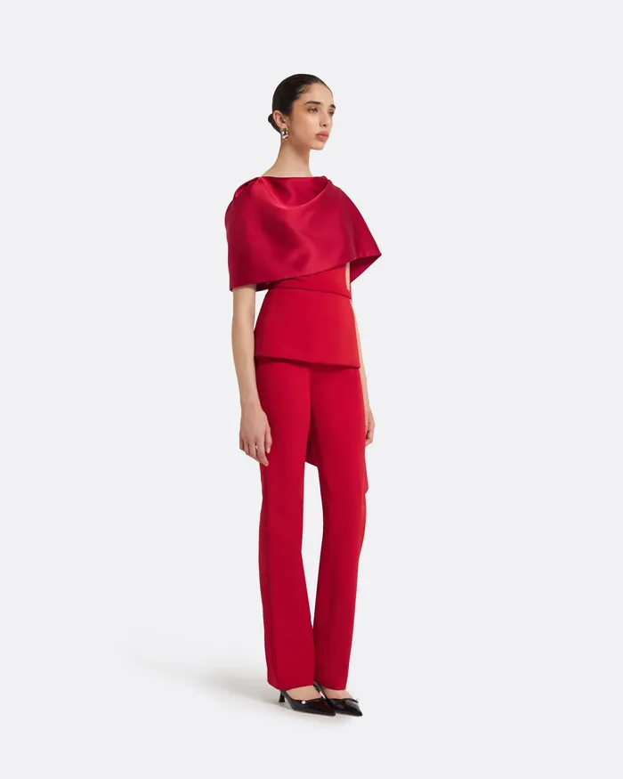 Tops Women Safiyaa Evangeline Dazzling Red Top Dazzling Red