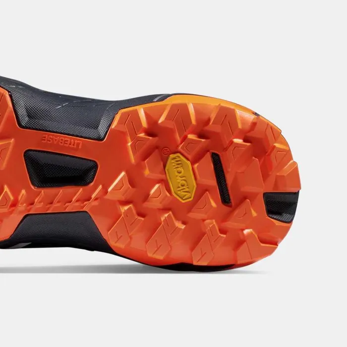 Trail Running Shoes Men Mammut Aenergy TR BOA Mid GTX Blackdark Tangerine