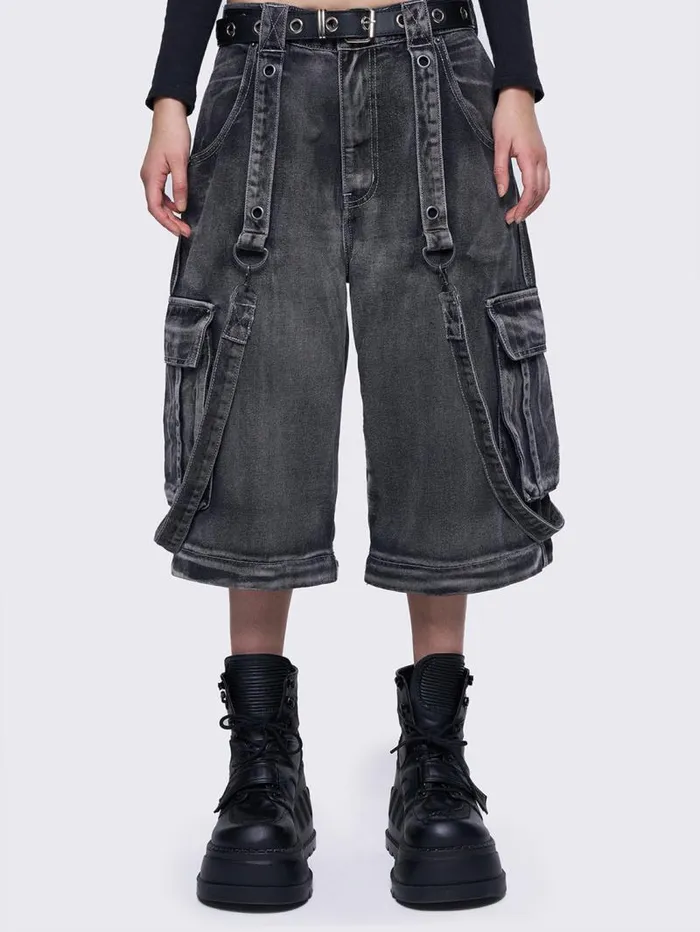 Trek Grey Cargo Jeans Women Minga London Bottoms