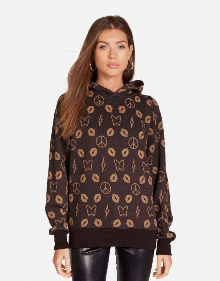 Trina Designer Bear Brown Bear Women Lauren Moshi Hoodies