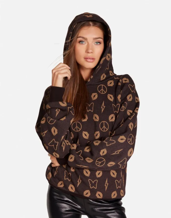 Trina Designer Bear Brown Bear Women Lauren Moshi Hoodies