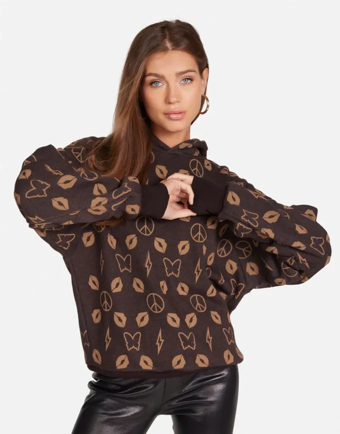 Trina Designer Bear Brown Bear Women Lauren Moshi Hoodies