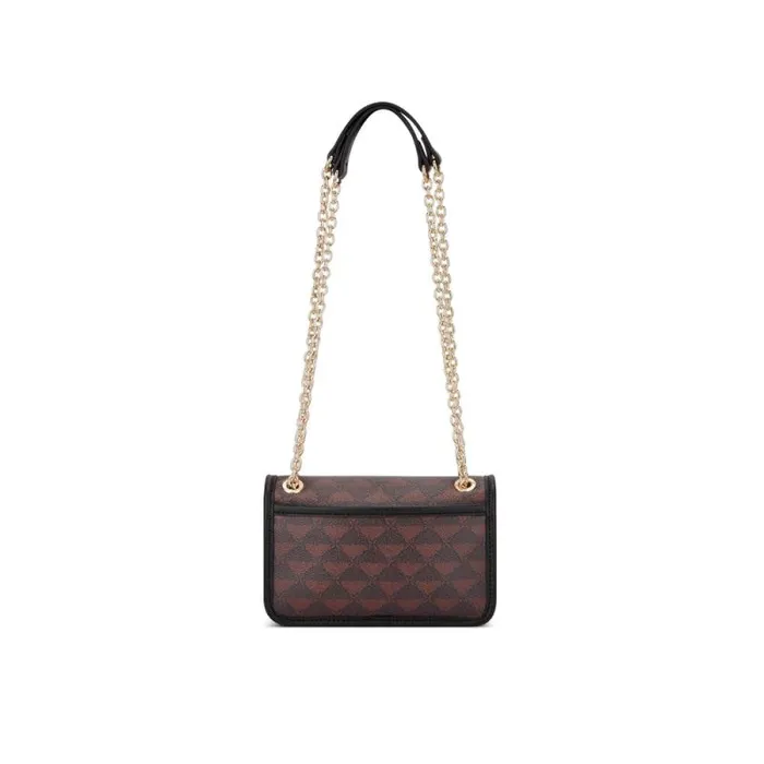 Tristian Mini Convertible Crossbody Flap Mahogany Logo Women Nine West Crossbody Tristian Mini Convertible Crossbody Flap Mahogany Logo Women Nine West Crossbody