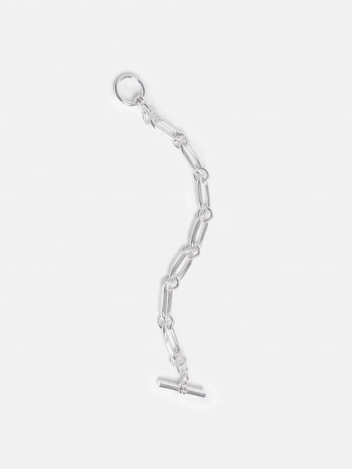 Trombone Link Bracelet Silver Women Jigsaw Party