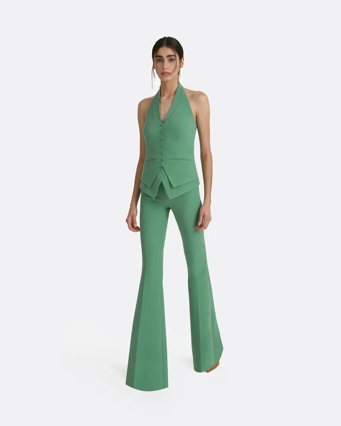 Trousers Safiyaa Women Halluana Fern Green Trousers Fern Green