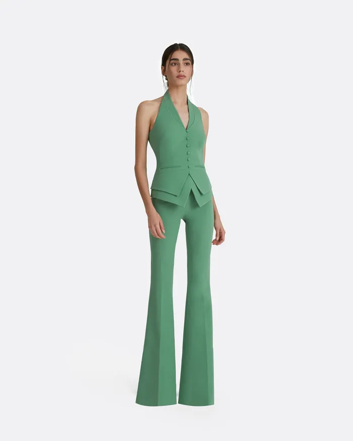 Trousers Safiyaa Women Halluana Fern Green Trousers Fern Green
