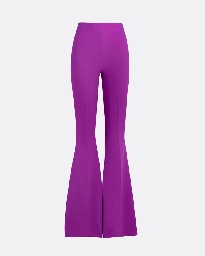 Trousers Safiyaa Women Halluana Magenta Trousers Magenta