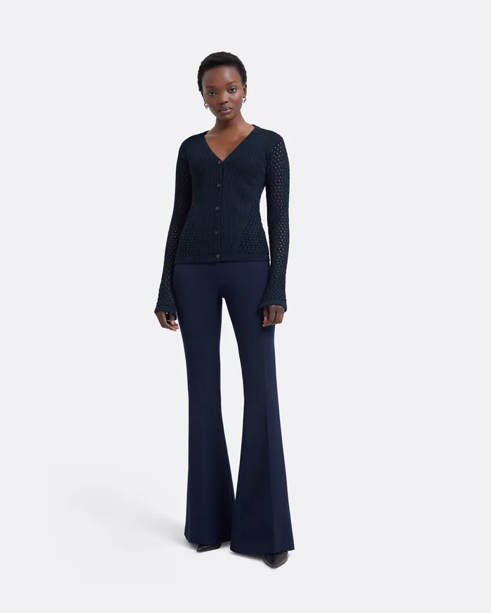 Trousers Safiyaa Women Halluana Maritime Blue Trousers Maritime Blue