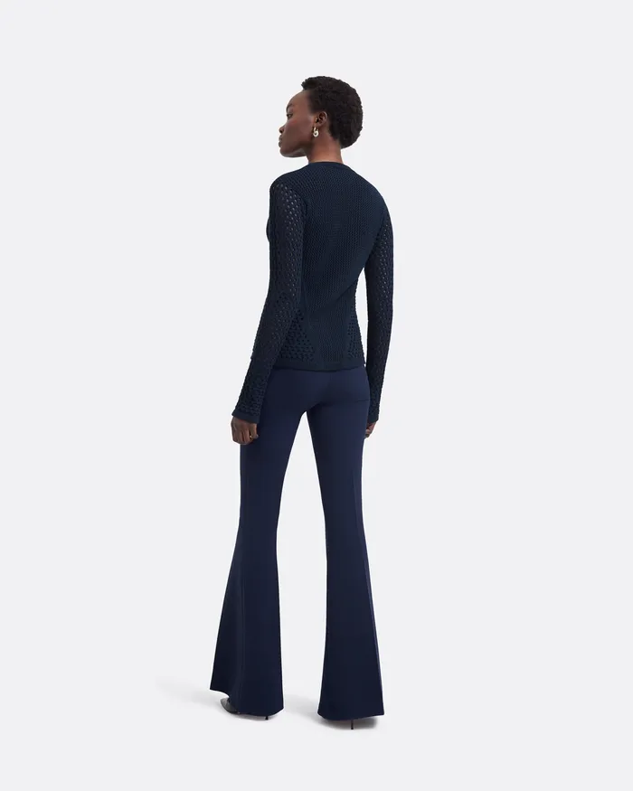 Trousers Safiyaa Women Halluana Maritime Blue Trousers Maritime Blue