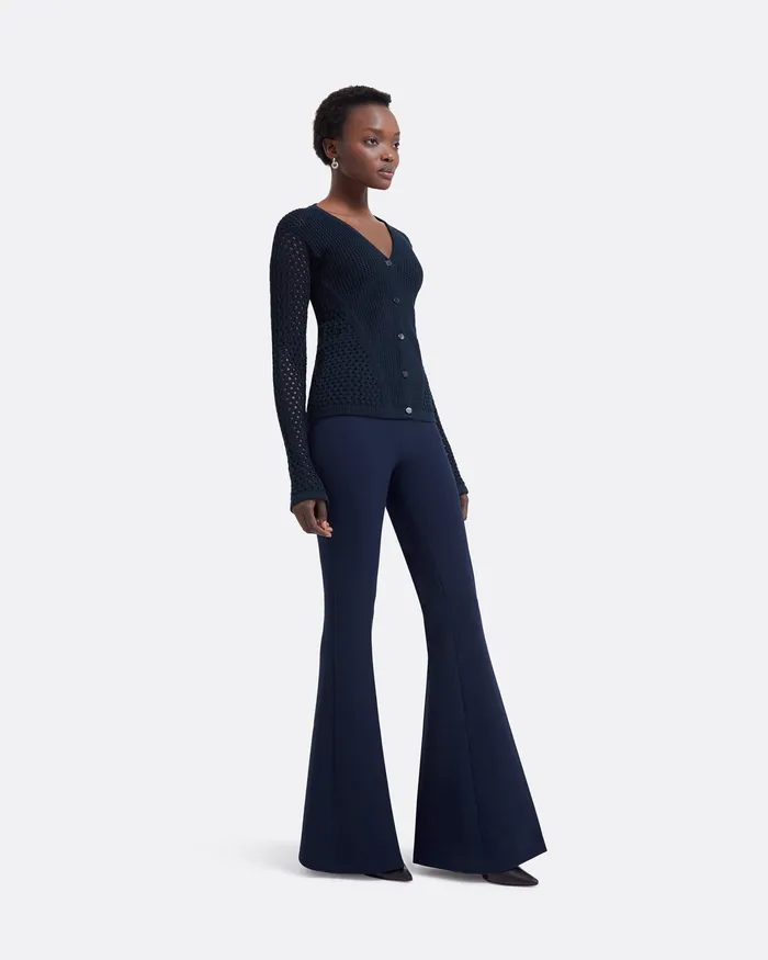 Trousers Safiyaa Women Halluana Maritime Blue Trousers Maritime Blue
