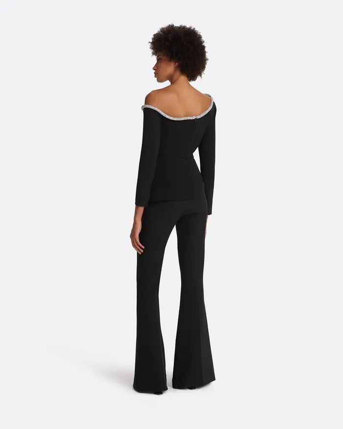 Trousers Women Halluana Black Trousers Black Safiyaa