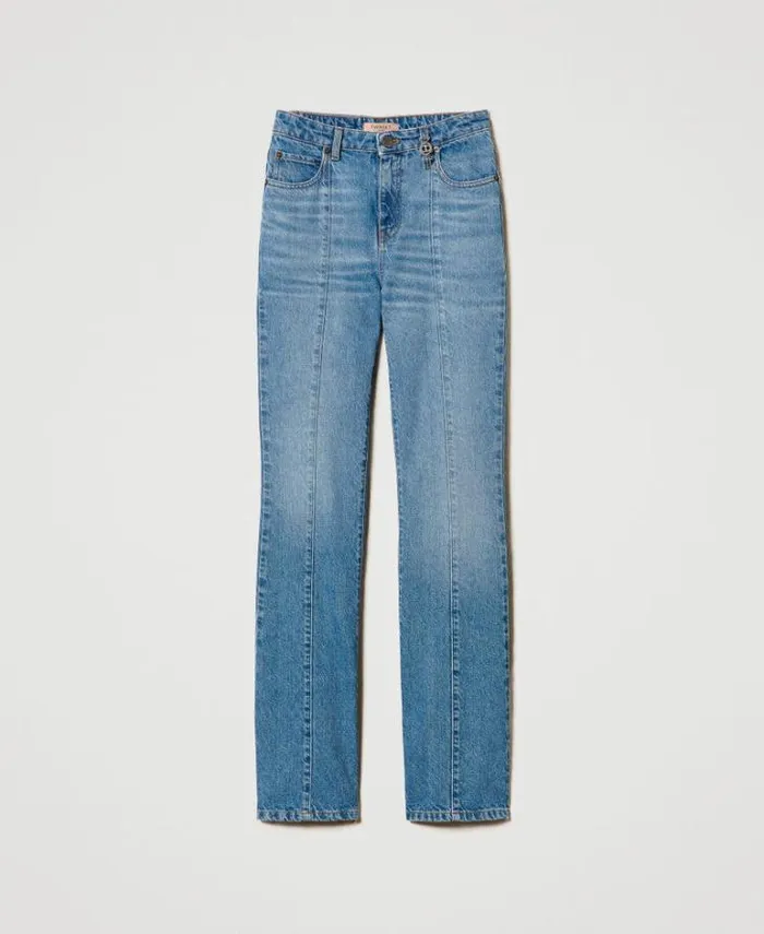 Twinset Jeans Fivepocket Flared Jeans Denim 8211 Clothing