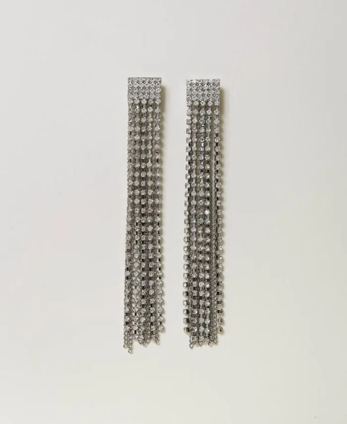 Twinset Jewellery Earrings With Rhinestone Fringes Crystal 8211 Accessories