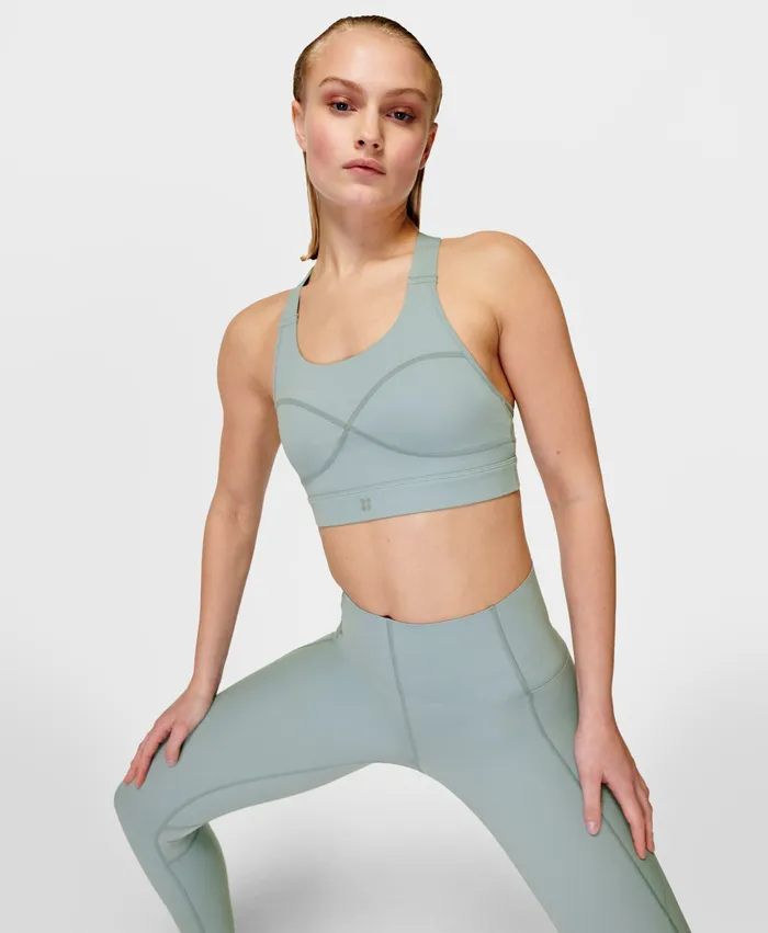 Underwear Sweaty Betty Women Power Medium Support Sports Bra Vapour Blue