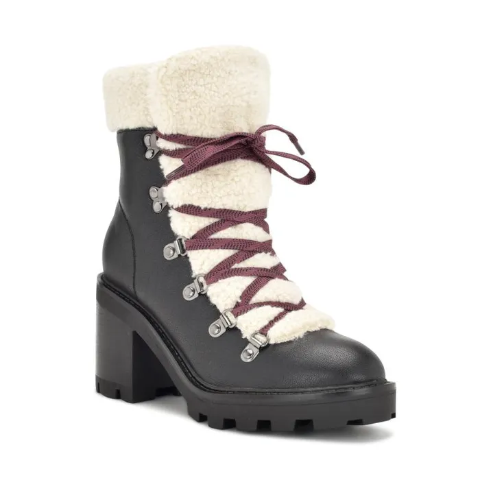Unise Lug Sole Booties Black Women Nine West Boots and Booties Unise Lug Sole Booties Black Women Nine West Boots and Booties