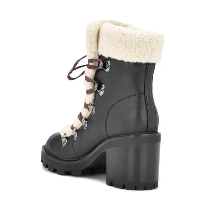 Unise Lug Sole Booties Black Women Nine West Boots and Booties Unise Lug Sole Booties Black Women Nine West Boots and Booties