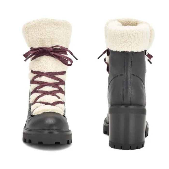 Unise Lug Sole Booties Black Women Nine West Boots and Booties Unise Lug Sole Booties Black Women Nine West Boots and Booties