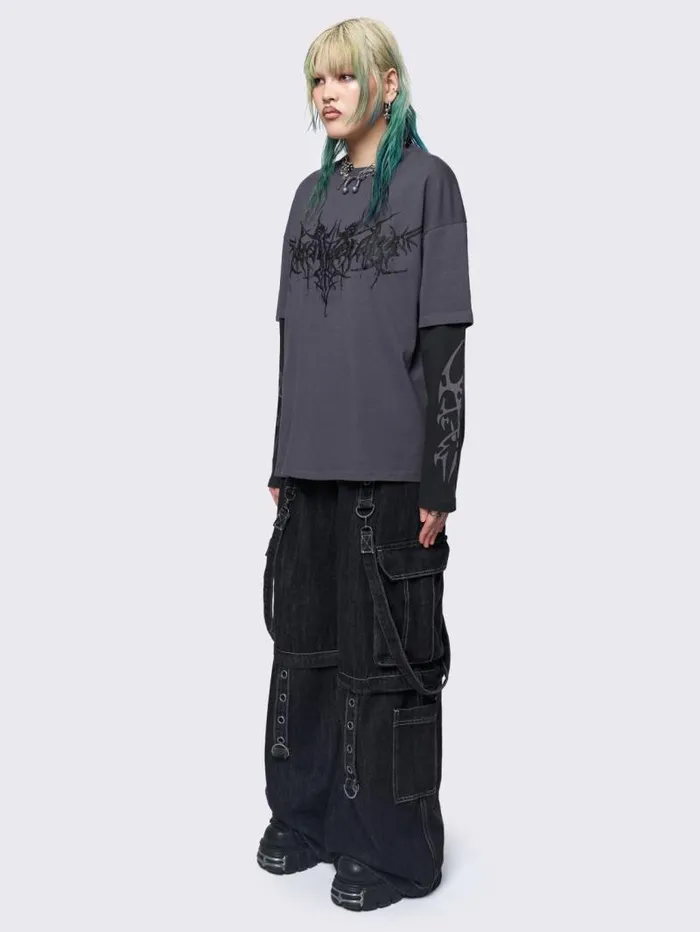Untamed Layered Tshirt Women Minga London Tops and TShirts