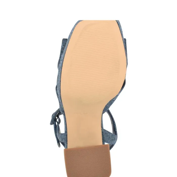 Vallena Ankle Strap Platform Sandals Denim Women Nine West Sandals Vallena Ankle Strap Platform Sandals Denim Women Nine West Sandals