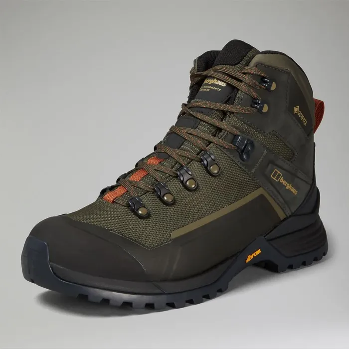 Walking Boots Men Berghaus Storm Trek GoreTex Boot 8211 BrownDark Green