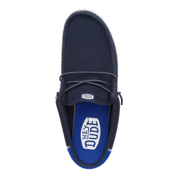 Wally Slip Varsity Navy Apparel Mules heydude