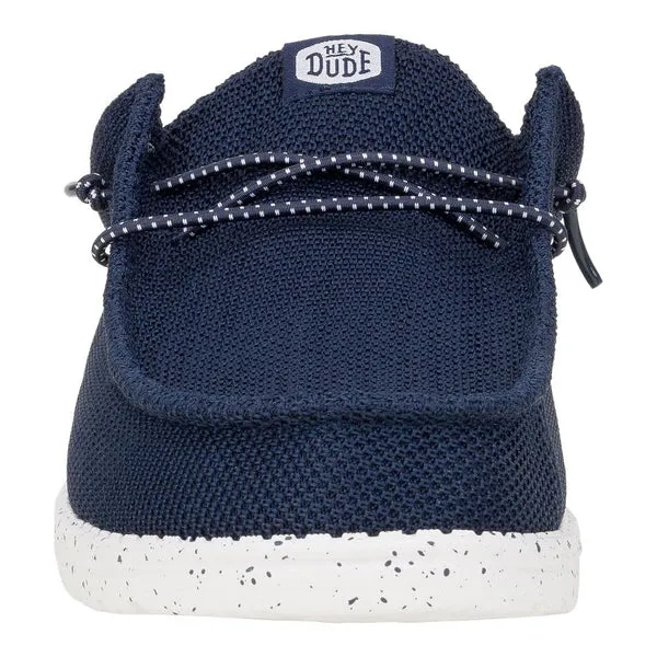 Wally Slip Varsity Navy Apparel Mules heydude