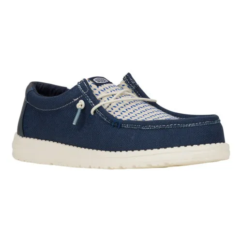 Wally Wally Woven Navy BlazerEgret heydude Apparel