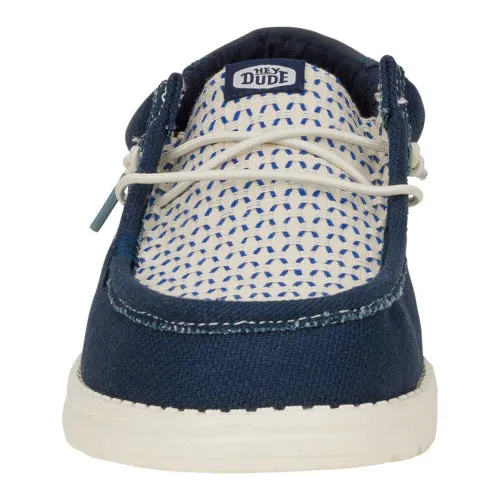 Wally Wally Woven Navy BlazerEgret heydude Apparel