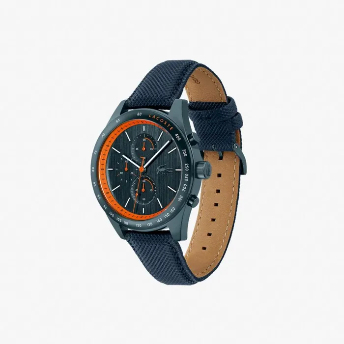 Watches Men Lacoste Men039s Apext Chronograph Leather Watch Without Color 000