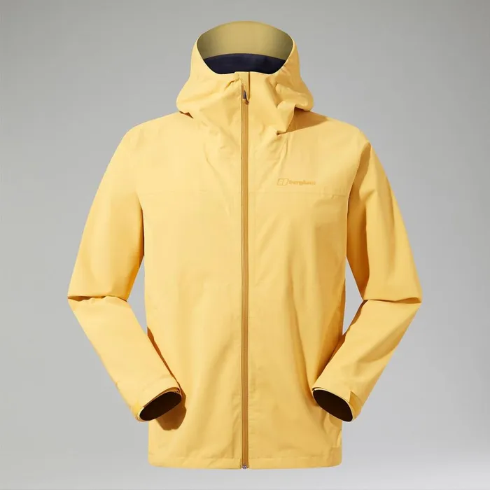 Waterproof Men Berghaus Arnaby Hooded Waterproof Jacket 8211 Yellow