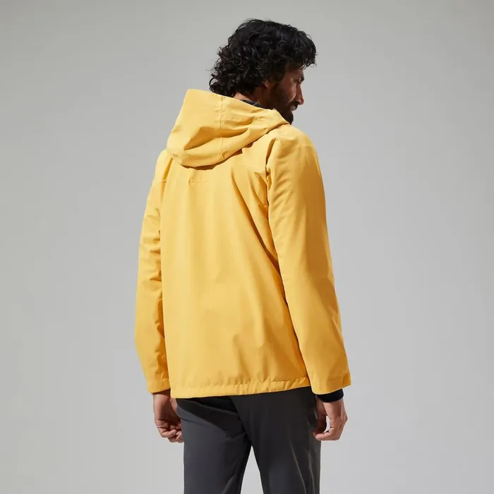Waterproof Men Berghaus Arnaby Hooded Waterproof Jacket 8211 Yellow