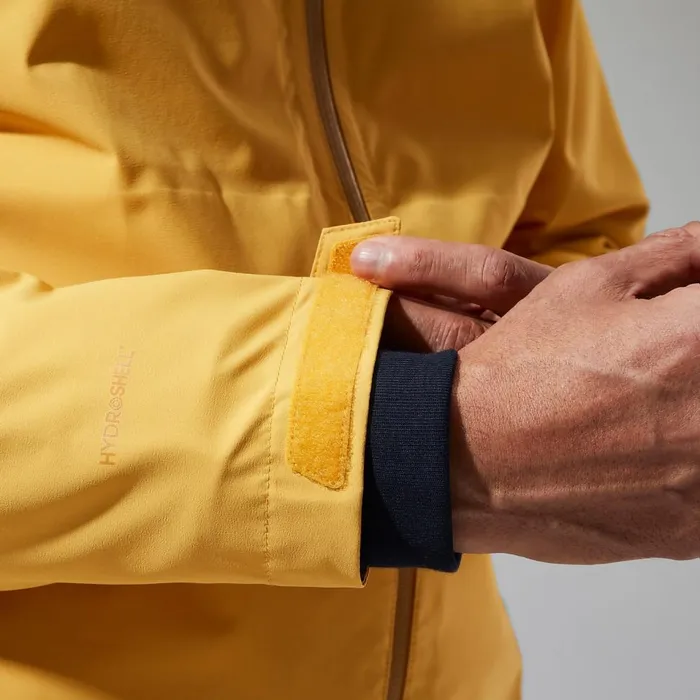 Waterproof Men Berghaus Arnaby Hooded Waterproof Jacket 8211 Yellow