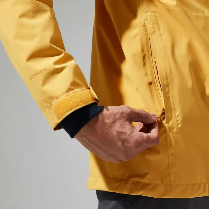 Waterproof Men Berghaus Arnaby Hooded Waterproof Jacket 8211 Yellow
