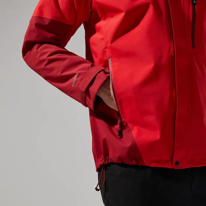 Waterproof Men Berghaus Arran Jacket 8211 RedDark Red