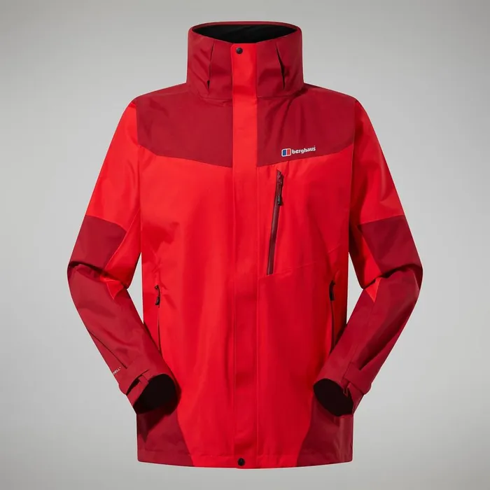 Waterproof Men Berghaus Arran Jacket 8211 RedDark Red