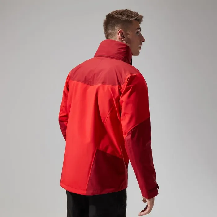 Waterproof Men Berghaus Arran Jacket 8211 RedDark Red