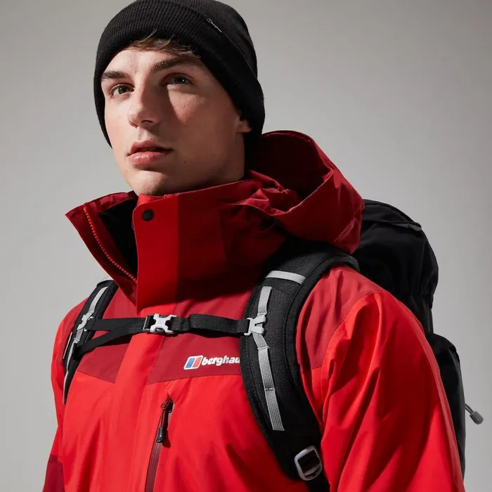 Waterproof Men Berghaus Arran Jacket 8211 RedDark Red