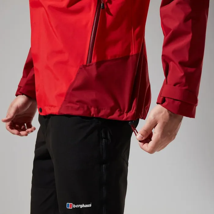 Waterproof Men Berghaus Arran Jacket 8211 RedDark Red