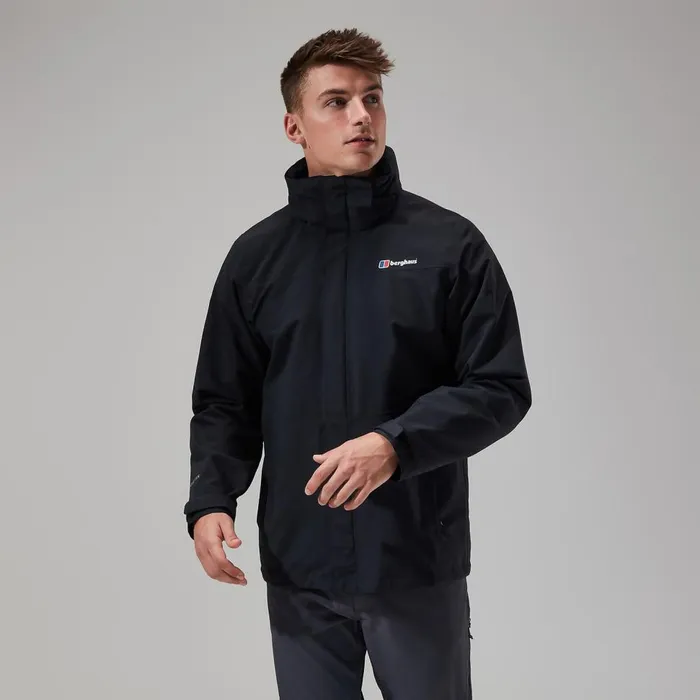 Waterproof Men Berghaus Hillwalker Jacket InterActive 8211 Black