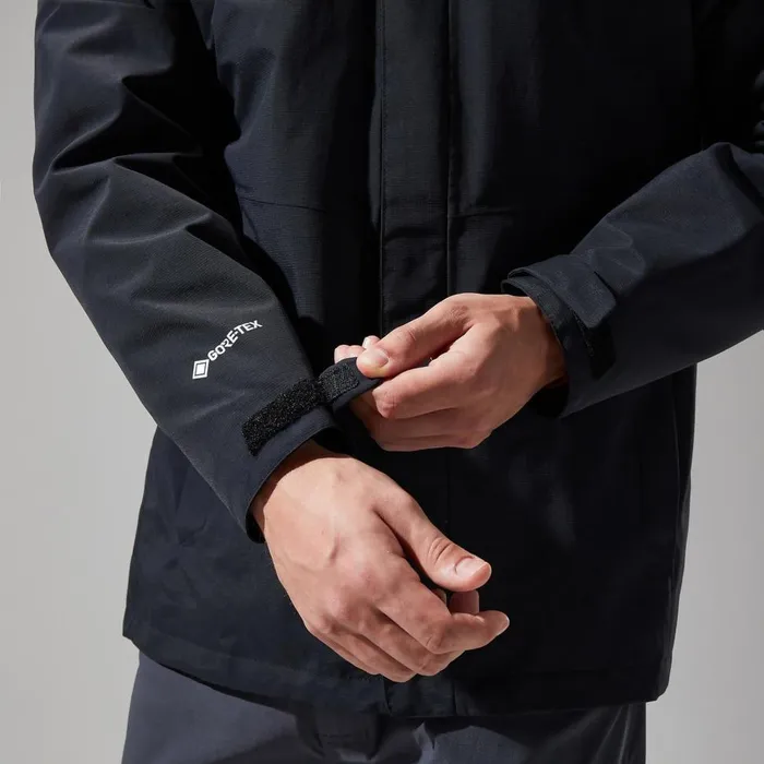 Waterproof Men Berghaus Hillwalker Jacket InterActive 8211 Black