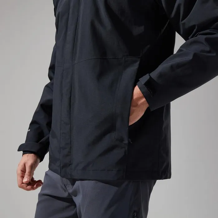 Waterproof Men Berghaus Hillwalker Jacket InterActive 8211 Black