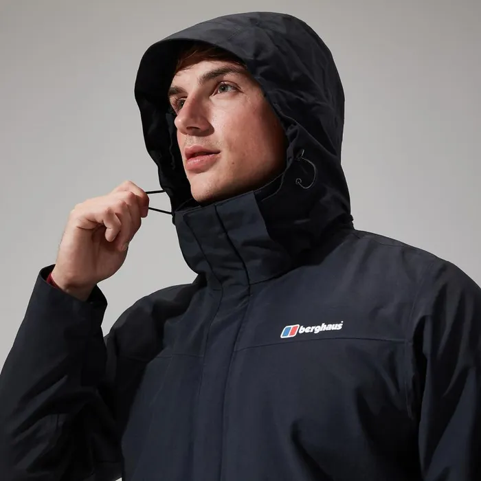 Waterproof Men Berghaus Hillwalker Jacket InterActive 8211 Black