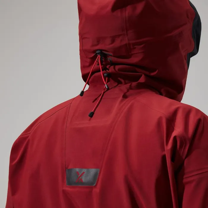 Waterproof Men Berghaus MTN Arete Descend GTX Jacket 8211 Dark RedBlack
