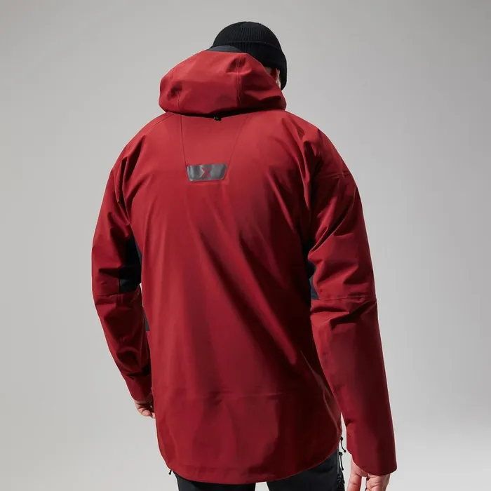 Waterproof Men Berghaus MTN Arete Descend GTX Jacket 8211 Dark RedBlack