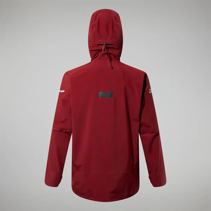 Waterproof Men Berghaus MTN Arete Descend GTX Jacket 8211 Dark RedBlack